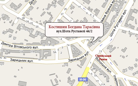 Карта Костишин